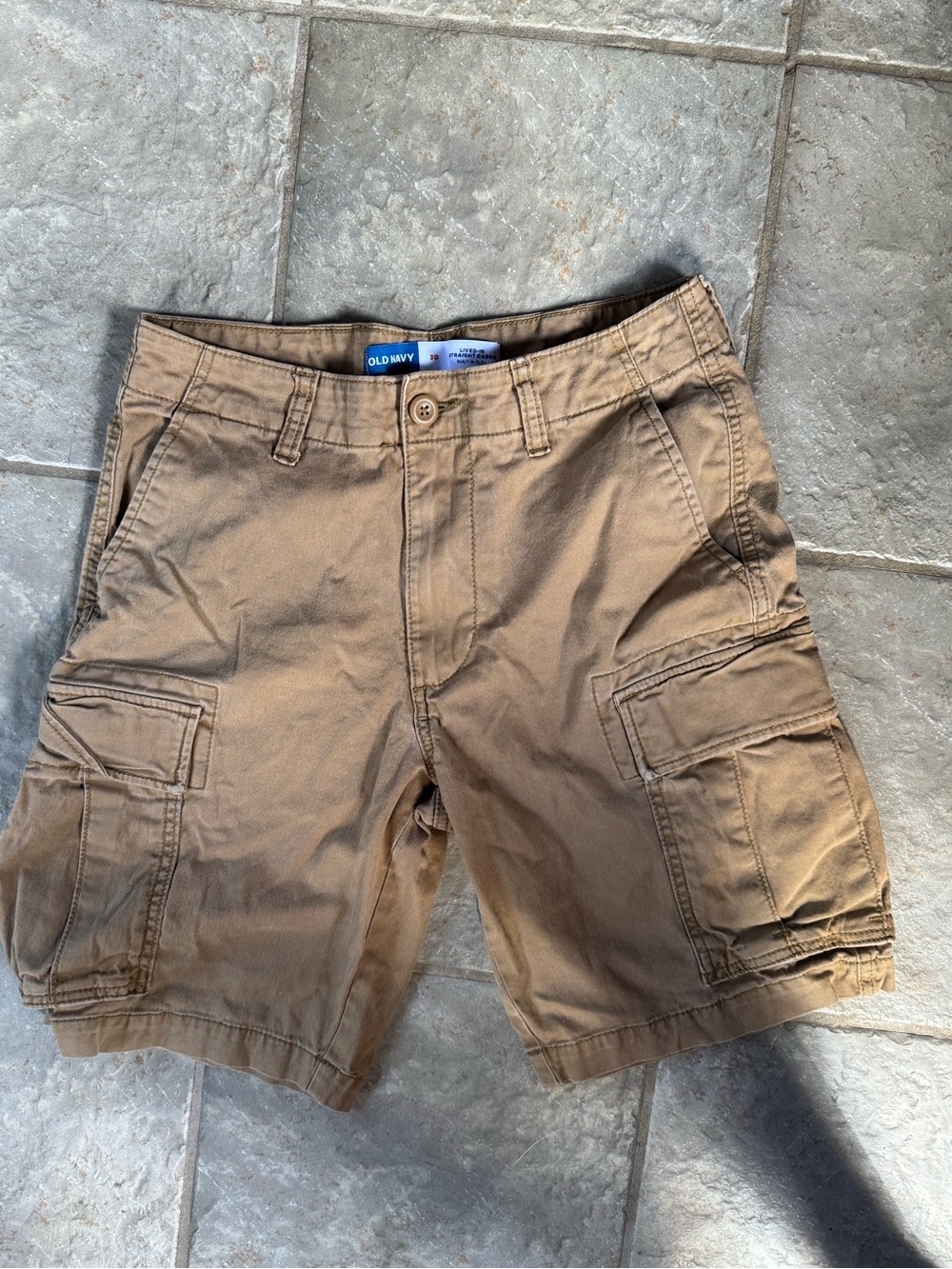 Old Navy Men's Khaki Cargo Shorts